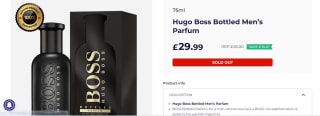 Hugo Boss Bottled Men’s Parfum 75ml - £29.99