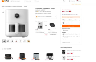 Xiaomi Smart Air Fryer Pro 4L Sin Aceite por solo 49,90€