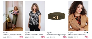 Tot 70% korting + 2+1 gratis tijdens de Paprika sale