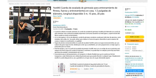 Cuerda de escalada para entrenamiento por 37,88€