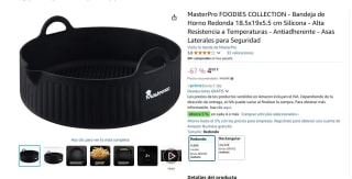 MasterPro FOODIES COLLECTION - Bandeja de Horno Redonda 18.5x19x5.5 cm Silicona por 4,57€