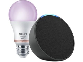 Altavoz Echo Pop + Bombilla inteligente Philips Smart LED por 23,99€