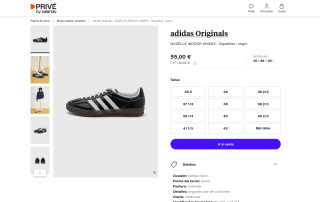 Adidas Gazelle Indoor por 55€