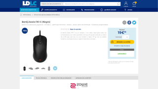 Ratón BenQ Zowie FK1-C por 19,13€