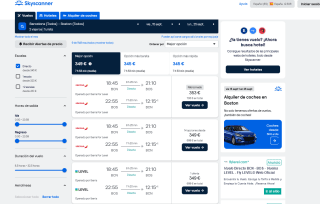 Vuelos de Barcelona - Boston EE.UU. desde 349€ PxPm2 con Skyscanner