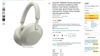 Auriculares Sony WH-1000XM5 Inalámbricos Noise Cancelling 30 Horas Autonomía por 253€