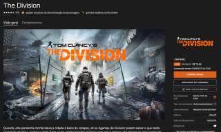Jogo: Tom Clancy's The Division para PC na Epic Games - R$ 13,49