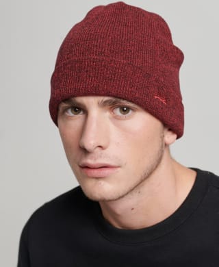Gather a Superdry men's organic cotton vintage logo beanie at eBay for £6