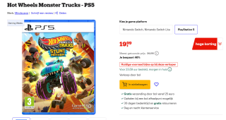 Hot Wheels Monster Trucks Stunt Mayhem voor €19,99 bij Bol