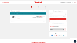 Sartén Tefal Virtuoso por 18,26€