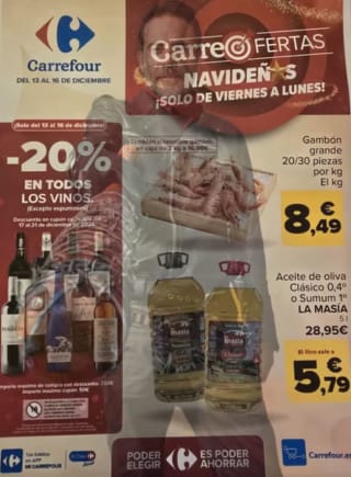 CarreOfertas Navideñas del 13 al 16 de Diciembre en Carrefour