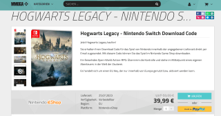 Videojugo Hogwarts Legacy para Nintendo Switch por 39€