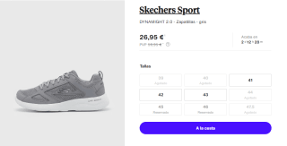 Zapatillas de Hombre Skechers Sport DYNAMIGHT 2.0 por 26.95€