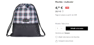 Mochila Saco Mercedes-AMG Petronas por 4.99€