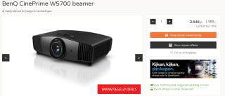 BenQ CinePrime W5700 beamer voor €1.989 bij Thenextshop