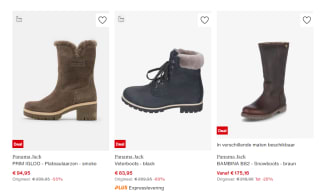 Tot 60% korting op Panama Jack damesschoenen en laarzen