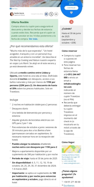 Portugal 3 desde 229€ para dos personas.