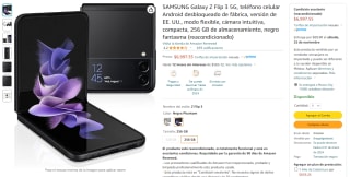 Samsung Galaxy Z Flip 3 5G 256GB Reacondicionado por $6,998 en Amazon