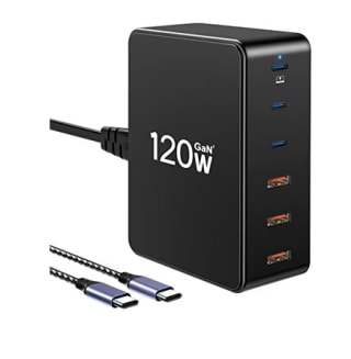 Cargador Ssouwao USB C para MacBook y iPhone 6 puertos por solo 27,50€