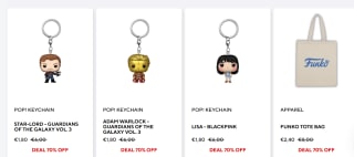 Funko Europe Black Friday sale tot 70%