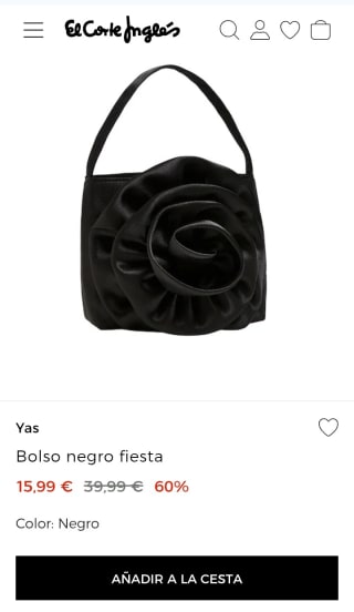 Yas Bolso de fiesta por 15,99€.
