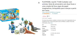 PLAYMOBIL Gift Set Dieren voeren voor €7,50 bij Amazon