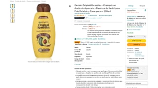 Garnier Original Remedies 600 ml Aceite de Aguacate y Karité por 3,63€