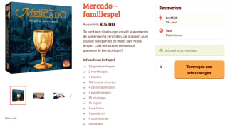 Mercado – familiespel voor €5 bij White Goblin Games