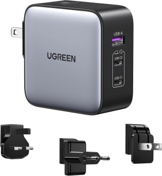 UGREEN GaN Reislader 65W Snellader Universele Wereldstekker EU/VS voor €38 bij Amazon