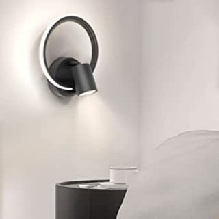 Lámpara Ketom Moderna de Techo LED Negra 17W Plafón LED Techo por 15,99€