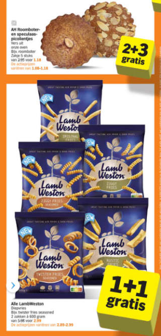 Albert Heijn Hamsterweken veel producten 2+3 gratis