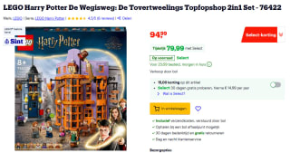 LEGO Harry Potter De Wegisweg (76422) voor €79,99 met Bol Select