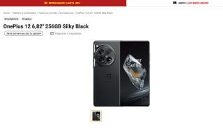 Móvil OnePlus 12 256GB negro a tan solo 674,10€