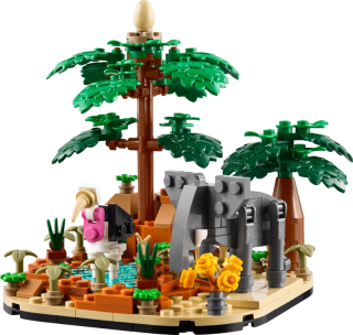Lego African Savanna Diorama bij je bestelling in de Lego store