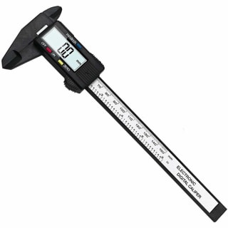 Calibrador Digital de Fibra de Carbono con Pantalla LCD por 5,39€