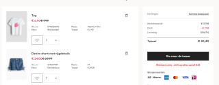 20% korting op alles als H&M Member