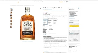 Villa Massa Amaretto Botella 700 ml por solo 8,95€