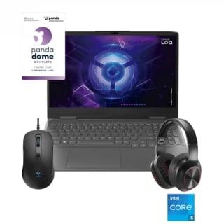 Portátil Lenovo LOQ 15IRH8, i5 12450H, 16GB, 512GB SSD, FHD, 15,6" RTX 4060 + accesorios + reembolso 155,98€ por 899€