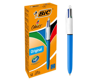12 Bolígrafos Bic 4 colores por solo 6,51€