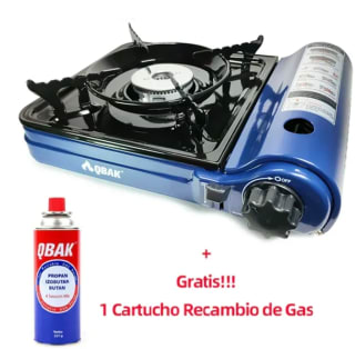Quemador De Gas Portátil De Cocina Para Acampar + cartucho recarga, por solo 16,95