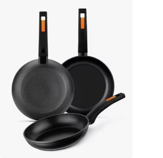 Monix Fuego Set 3 Sartenes 20, 24 y 28 cm Antiadherentes Aluminio Forjado por solo 35,01€ (Nuevos usuarios por 21,01€)