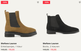 20% korting op geselecteerde items bij van den Assem