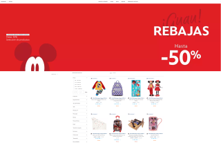 Código 10% EXTRA REBAJAS Hasta -50% Selección de productos en Disneystore