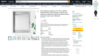 Estor plisado sin agujeros Klemmfix por 3,59€