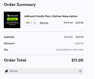 AdGuard Family Plan: Levenslang maximaal 9 apparaten voor € 9,75 dmv code bij Stacksocial