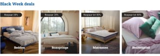 20% korting of meer op alles bij Auping