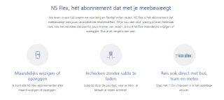 NS Flex Dal Voordeel 3 maanden voor € 2,50