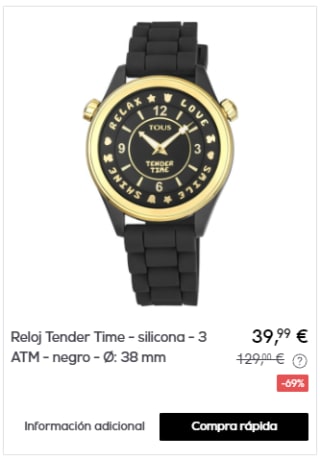 TOUS - Relojes por 39,99€