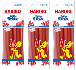 3 Paquetes de Haribo Balla Stixx Fresa Geles Dulces, 200g por 4.42€