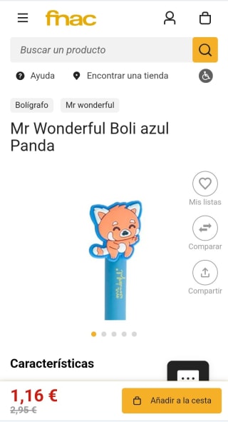 Mr.Wonderful Boli Panda por 1,16€.